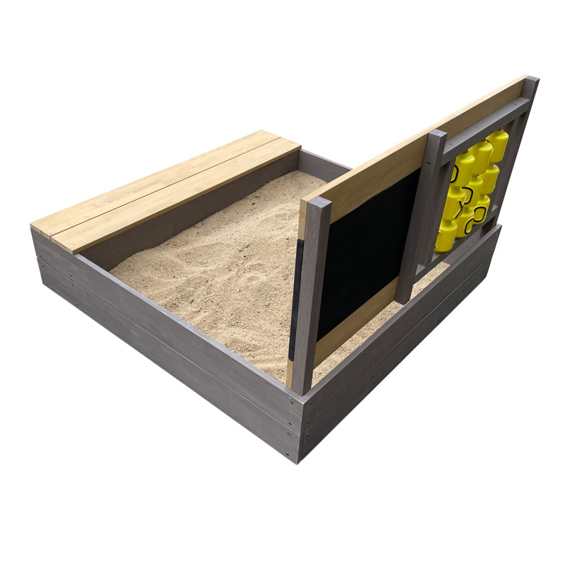 AXI 1000Cm x 655Cm Wood Square Sandbox with Cover