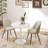 Kasparas 3-Pieces Modern Dining Table Set with Round Table and Upholstered Chairs for Kitchen Dining Room or Reception Spaces-1974034789-1969150373