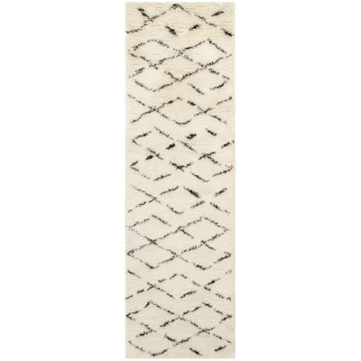 Mitesh Geometric Wool Hand Woven Area Rug