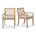 Cream Cushion/Tan Frame