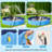 Foldable Large Dog Pet Swimming Pool with Sprinkler-95981003