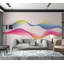 Murale pelez et collez de qualité supérieure - Vagues de couleurs abstraites-1661779519