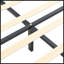 Grand lit plateforme tapissier-845421518