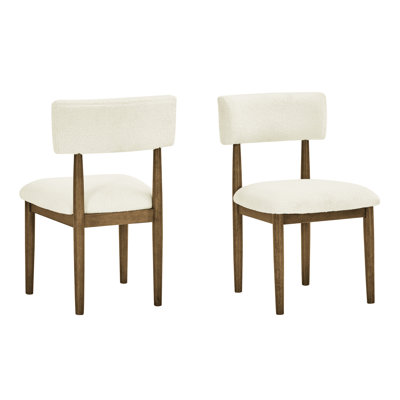 Chaises d'appoint rembourrées en tissu Sherpa