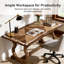 Solid Wood Executive Desk