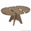 Ensemble de table de salle à manger extensible Vintage pour 4 à 6 personnes avec 4 chaises rembourrées, ensemble de table de ferme rustique de 42 à 58 pouces avec finition vieillie pour la salle à manger et la cuisine-1347248719