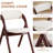 Upholstered Padded Stackable Folding Chair-336667201