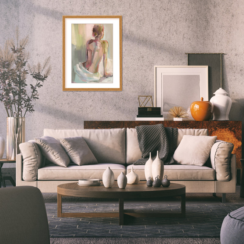 Classic Elegance Grace In Pose: A Portrait Of Feminine Elegance, 40" H x 30" W
