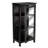 Svafa 23.62 " W Glass Curio Cabinet