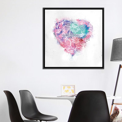 «Lace Heart», impression sur toile tendue