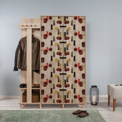 Newark Hall Tree 135cm Wide with Shoe Storage
