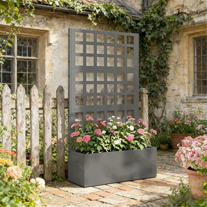Trellis Planter Box,Raised Garden Bed,Vegetable Box