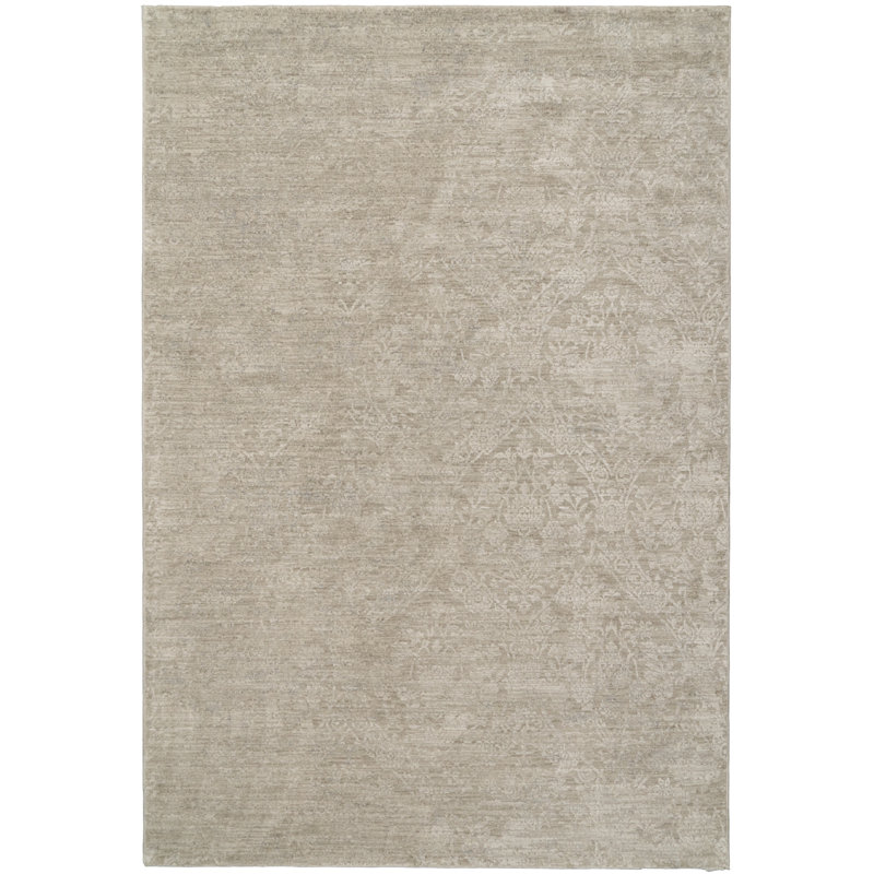 Toriander 6,7 x 9,6 17974-818 beige clair / crème, Rectangle 6'7" x 9'6"