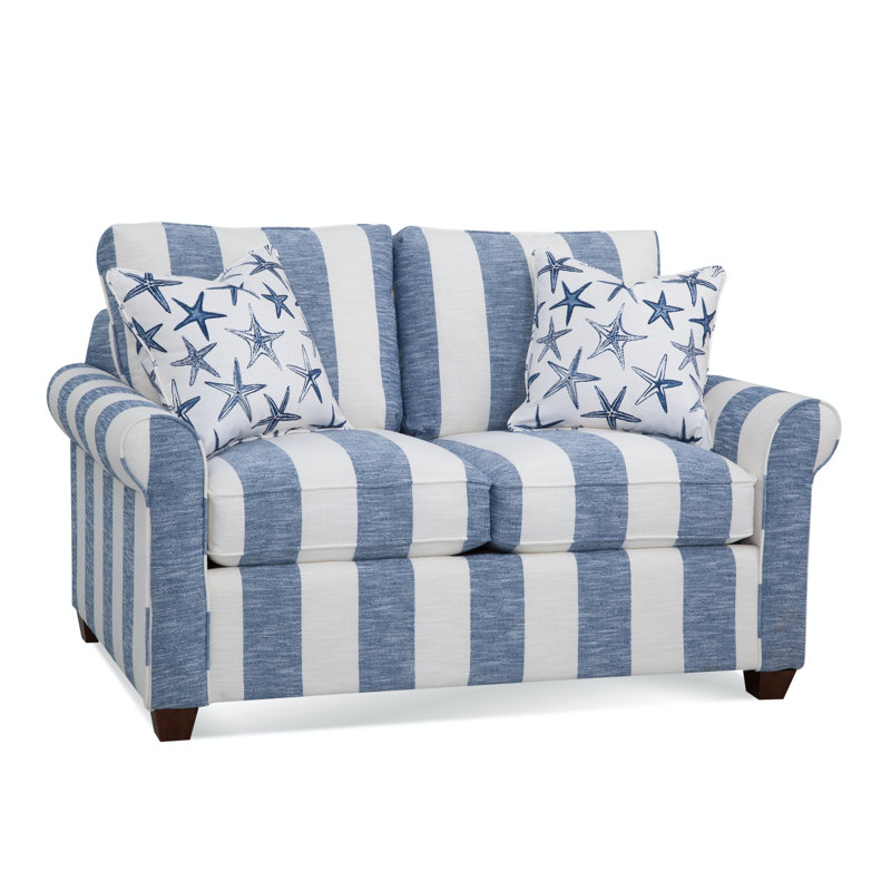 Park Lane Sofa, Havana Finish, Eggshell Crypton Performance; 0884-93