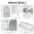 20"W Bathroom Vanity With Open Shelf, Toilet Paper Holder And Adjusatable Inner Shelf-103147440