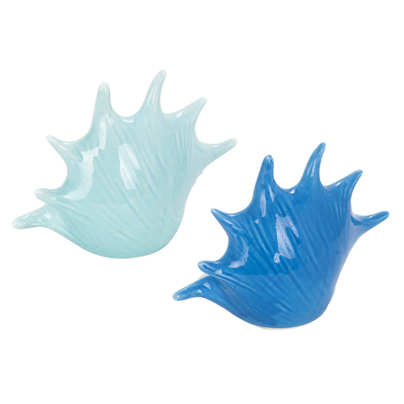2 Piece Ceramic Tabletop Votive Holder Set