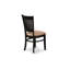 L'ensemble 5 pièces de table et chaises de cuisine comprend une table de salle à manger ronde avec Dropleaf et 4 chaises de salle à manger en tissu de lin, noir-400042977-400042982-400042968