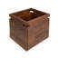 Grande boîte de rangement Zuma, noyer massif, étagère de rangement, boîte moderne