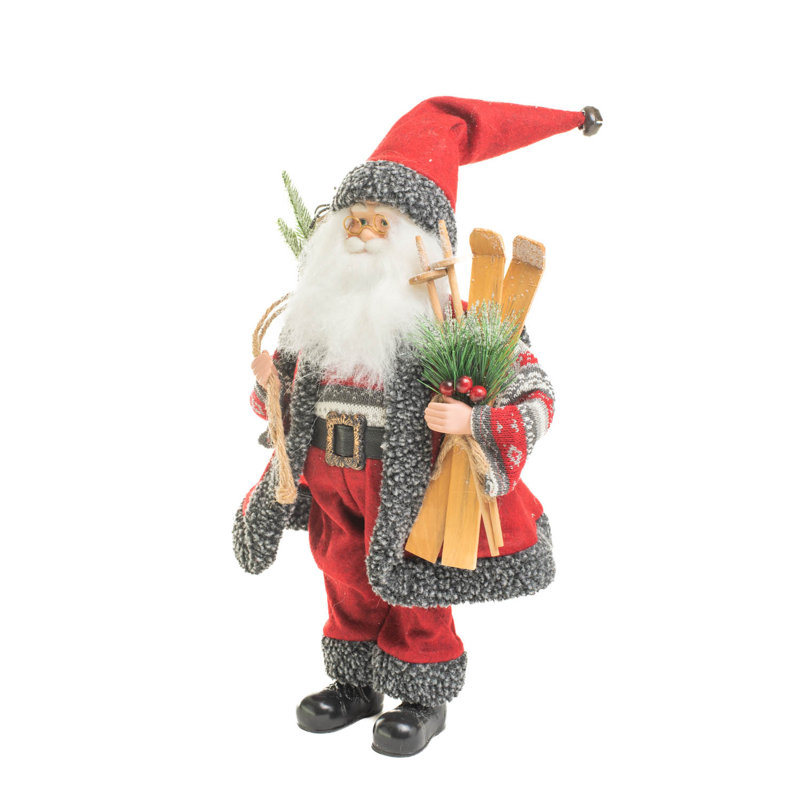 Père Noël nordique rouge