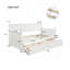 Velvet Upholstered Platform Bed with Wingback Headboard-34163267