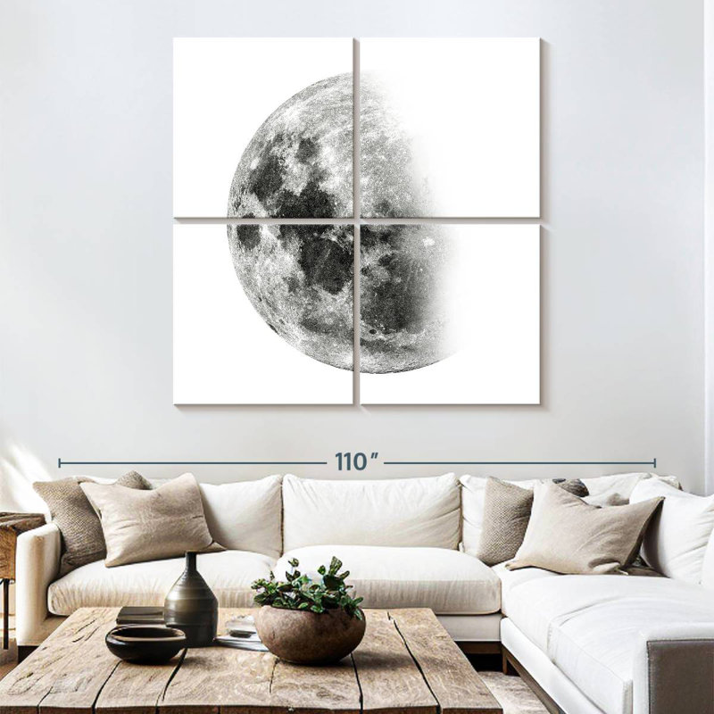 Oberle Moon Waning I, 74" H x 74" W