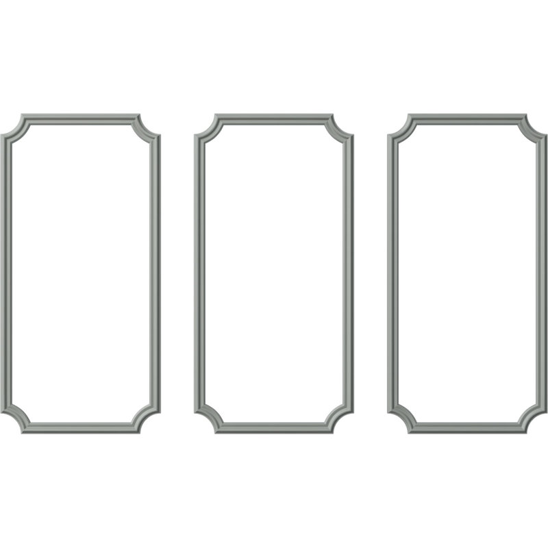 Seville Panel Moulding Kit, 24"W x 48"H, Triple
