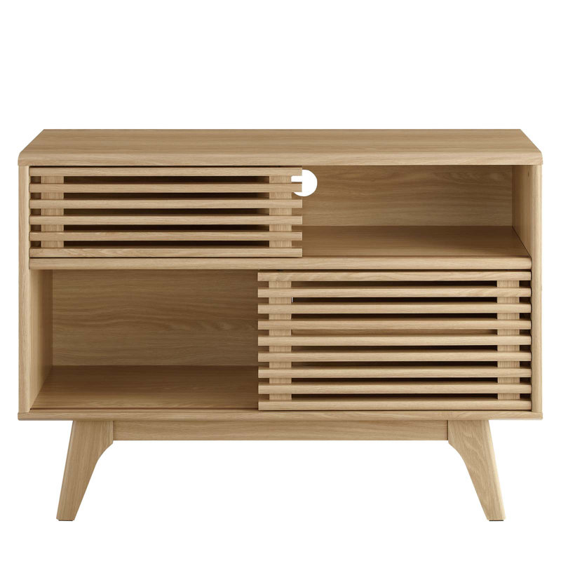 Render Two-Tier Display Stand, Oak