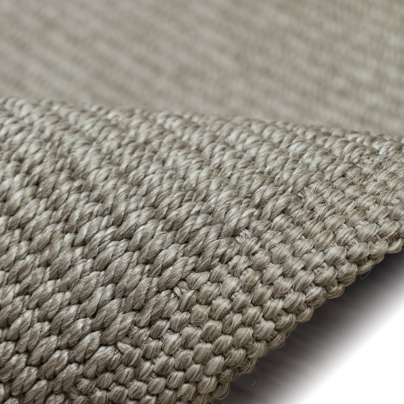 Tapis intérieur / extérieur gris Hubertusz, Rectangle 3 pi 6 po x 5 pi 6 po