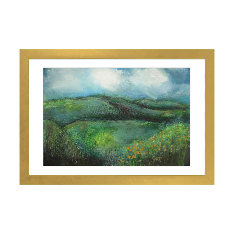 Foothills en fleurs_1PFA, Cadre doré