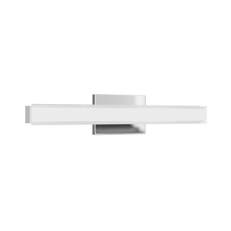 Phase 6.3 Collection 24" 5CCT Integrated LED Polished Chrome Linear Vanity Light, Polished Chrome, 24"