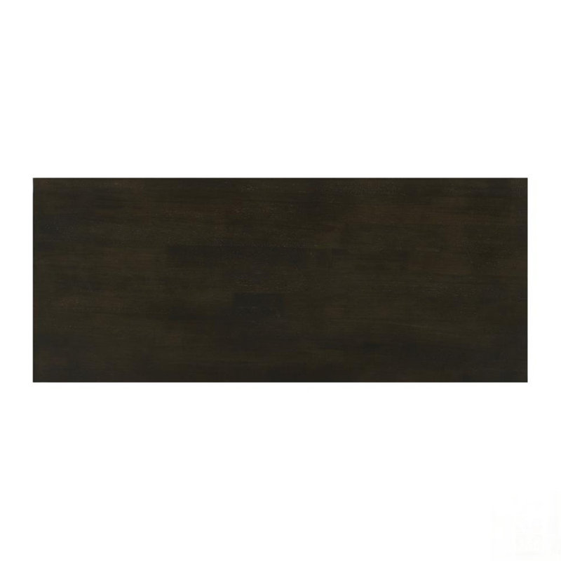 2-Shelf Wood Entryway Console Table, Deep Merlot Finish, Geometric X-Side Design for Storage and Display, Gray