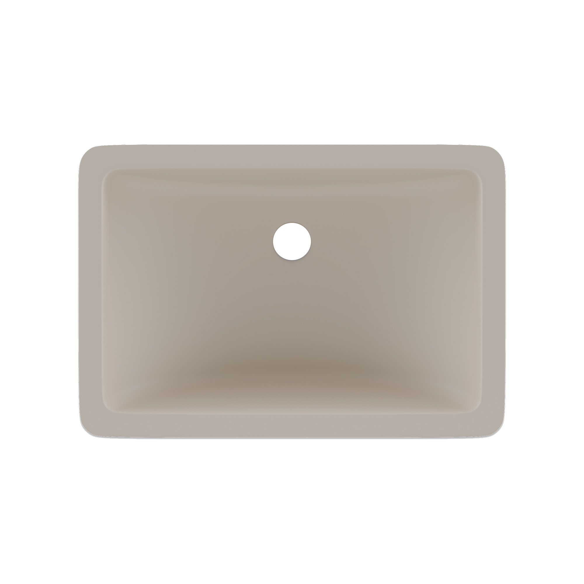 Lexicon Quartz Composite Rectangle Vanity Sink, Beige