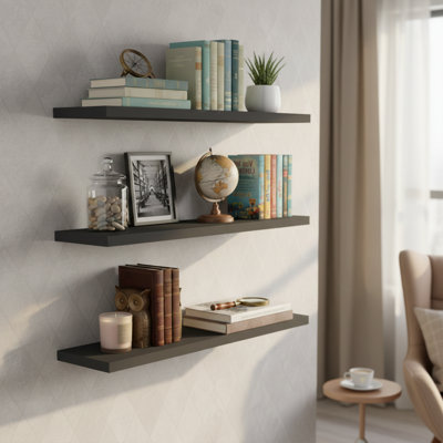 Williemae 3 Piece Floating Shelf