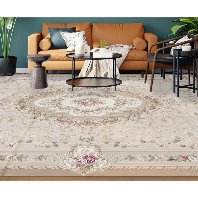 Wool Oriental Area Rug, Rectangle 6' x 9'