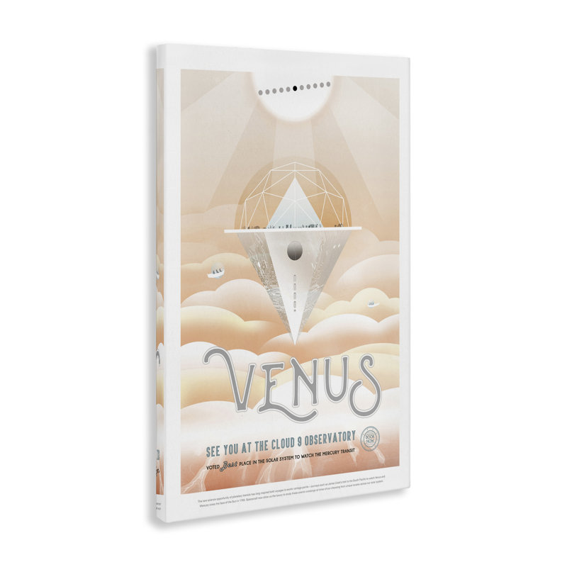 Art mural sur toile Venus Space Exploration par Jet Propulsion Labs, H 24 po x l 16 po