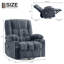 Fauteuil inclinable manuel pivotant avec chaleur et vibrations Oates-510170629