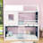 Frame House Bed With Tent And Ladder-477862982-477862976