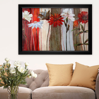 « spring débuts » par nan f, peinture sur toile encadrée