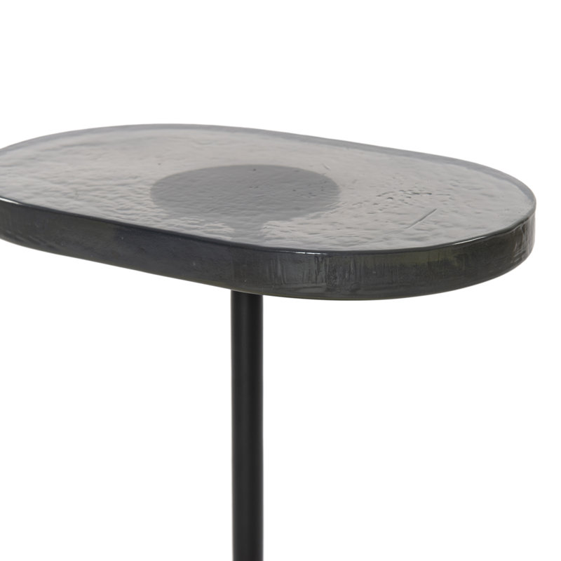 Vinia Glass End Table