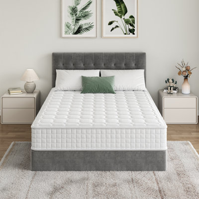 Quilted Comfort Mattress – Supportive Bed Topper For Restful Night Sleep