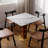 33.5"X 33.5" Square Pedestal Dining Table-622222389