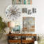 Horloge murale avec texture de bois fissuré - horloge murale moderne en verre 12 po