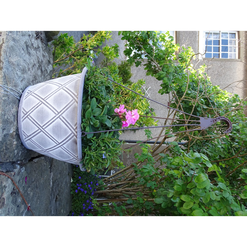 Bechtel Hanging Planter, Brown;White