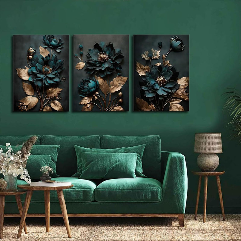 3 Piece Wrapped Canvas Wall Art