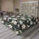 Ambesonne, drap plat floral pivoines, art botanique printanier