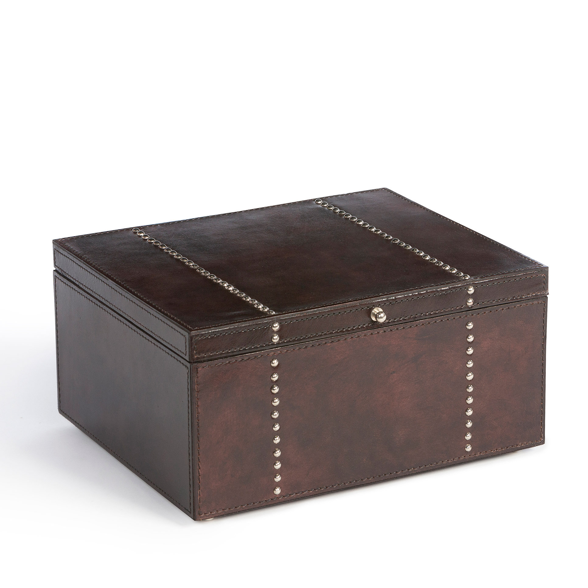 Park Hill Tate Faux Leather Decorative Box Wayfair