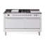 ILVE Professional Plus II 60 in Dual Fuel Range 7 Burner, Griddle, Frenchtop-116068377-116068372