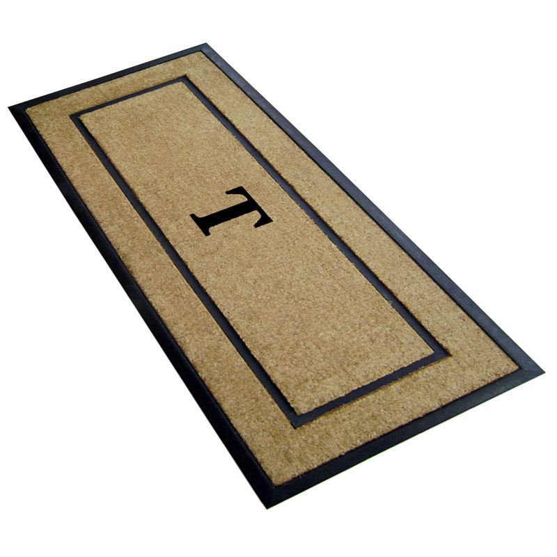 Tapis de porte antidérapant pour l'extérieur, L 24 po x L 57 po, T