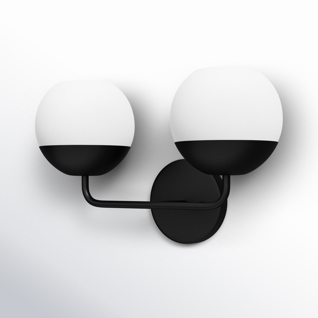 Avoca 2-Light Dimmable Vanity Light Joss & Main 