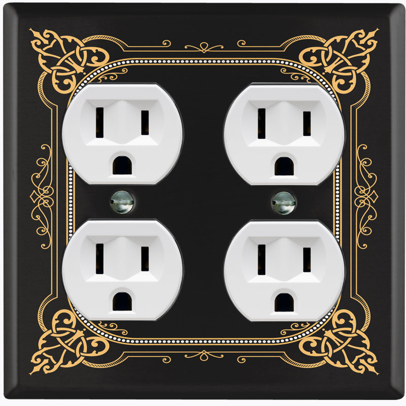 2 - Gang Duplex Outlet Standard Wall Plate